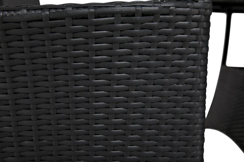 Thor Matgrupp Utomhus 140 + 4 Jenny Ställbar Fåtölj - Svart/Svart - Utemöbler - Utegrupp - Matgrupper utomhus