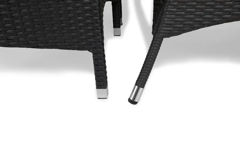 Thor Matgrupp Utomhus 140 + 4 Thor Fåtölj - Svart/Svart - Utemöbler - Utegrupp - Matgrupper utomhus