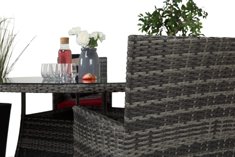 Thor Matgrupp Utomhus Ø140+4 Thor Stolar - Grå/Grå - Utemöbler - Utegrupp - Matgrupper utomhus