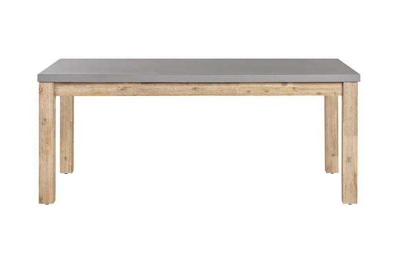 Trädgårdsmöbelset av Utebord och 2 Bänkar Utomhus grå OSTUNI - Grå - Utemöbler - Utegrupp - Matgrupper utomhus