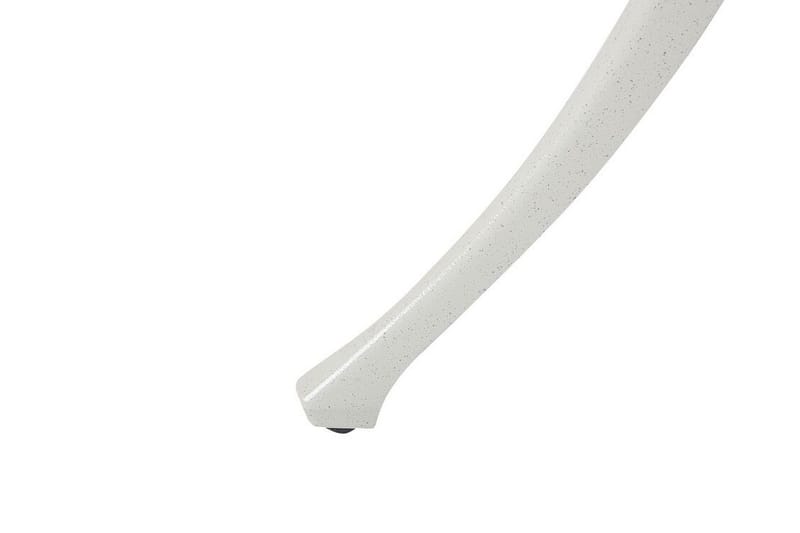 Trädgårdsmöbelset av Utebord och 4 Utestolar vit ANCONA - Vit - Utemöbler - Utegrupp - Matgrupper utomhus