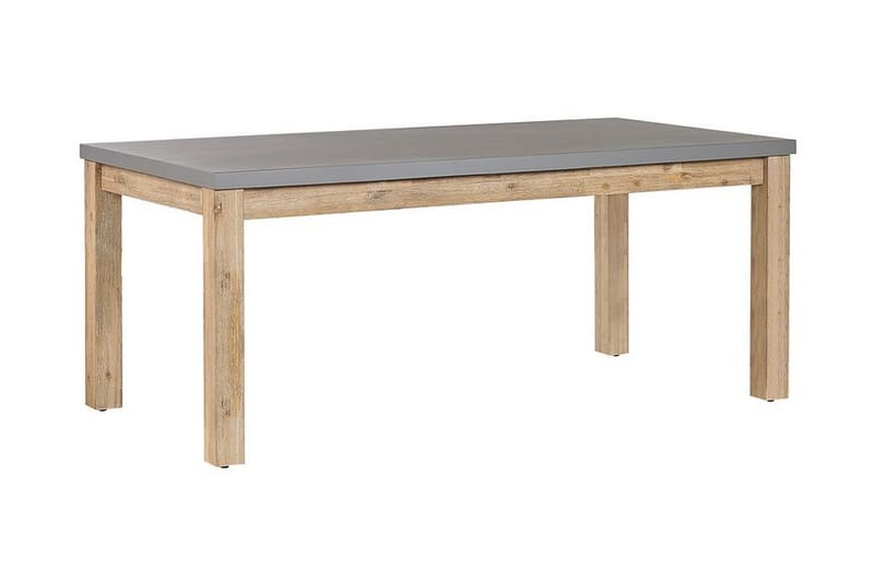 Trädgårdsmöbelset av Utebord och 6 Utestolar grå OSTUNI - Grå - Utemöbler - Utegrupp - Matgrupper utomhus