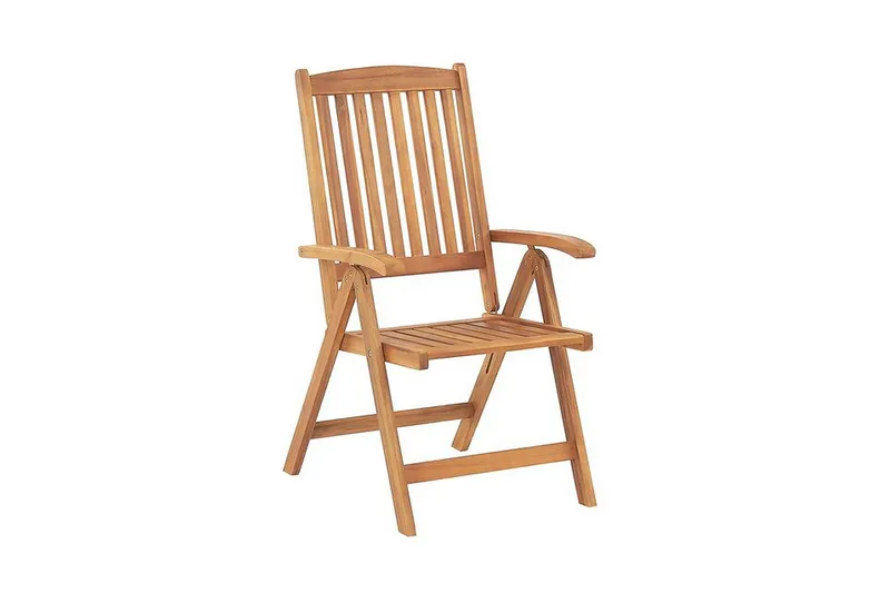 Trädgårdsmöbelset av Utebord och 6 Utestolar JAVA - Trä/natur - Utemöbler - Utegrupp - Matgrupper utomhus