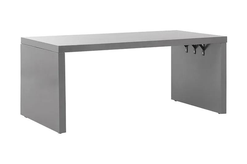 Trädgårdsmöbelset av Utebord och 6 Utestolar TARANTO - Grå - Utemöbler - Utegrupp - Matgrupper utomhus