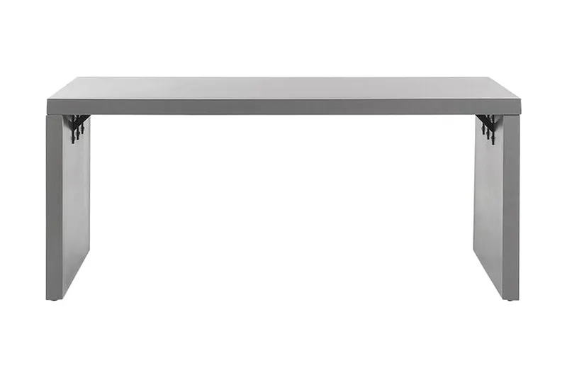 Trädgårdsmöbelset av Utebord och 6 Utestolar TARANTO - Grå - Utemöbler - Utegrupp - Matgrupper utomhus