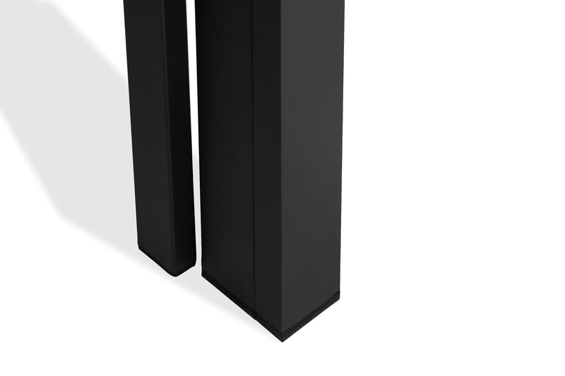 Tunis Matgrupp Utomhus 205x90 + 6 Stapelstolar - Svart - Utemöbler - Utegrupp - Matgrupper utomhus