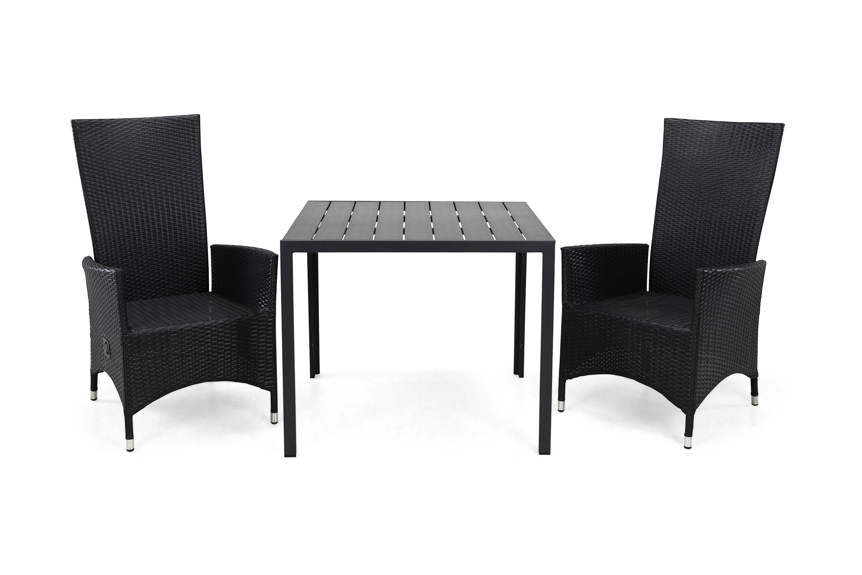 tunis matgrupp utomhus 90 + 2 jenny ställbar fåtölj -