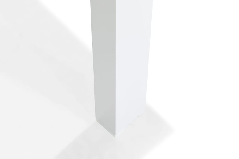 Tunis Matgrupp Utomhus 90x90 + 2 Stapelstolar - Vit/Grå - Utemöbler - Utegrupp - Matgrupper utomhus