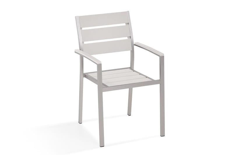 Vernio Trädgårdsmöbelset Med Utebord+6 Utestolar - Vit - Utemöbler - Utegrupp - Matgrupper utomhus