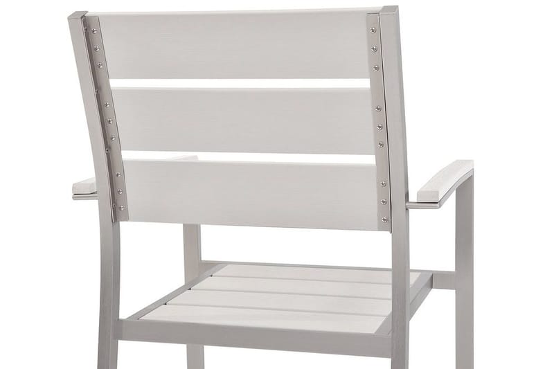 Vernio Trädgårdsmöbelset Med Utebord+6 Utestolar - Vit - Utemöbler - Utegrupp - Matgrupper utomhus