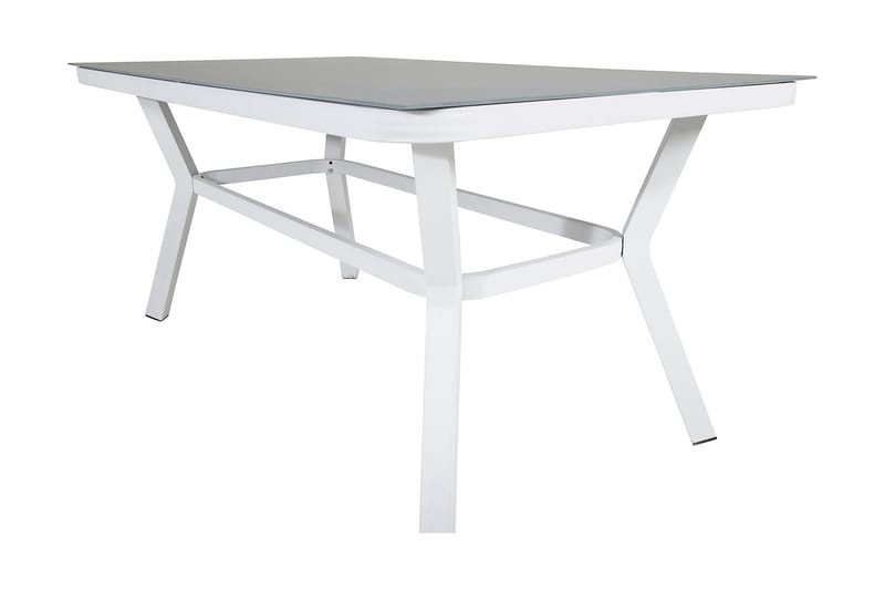 Virya Matgrupp Utomhus 160cm + 4 Alina Matstolar - Svart/Grå - Utemöbler - Utegrupp - Matgrupper utomhus