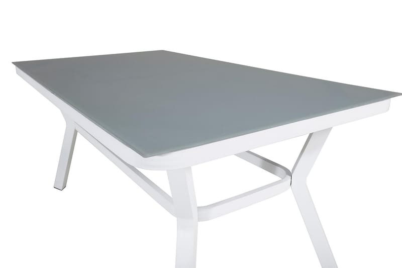 Virya Matgrupp Utomhus 160cm + 4 Alina Matstolar - Svart/Grå - Utemöbler - Utegrupp - Matgrupper utomhus