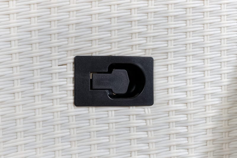 Virya Matgrupp Utomhus 160cm + 4 Padova Reclinerstolar - Svart/Natur - Utemöbler - Utegrupp - Matgrupper utomhus