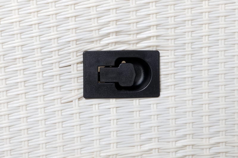 Virya Matgrupp Utomhus 200cm + 6 Padova Reclinerstolar - Vit - Utemöbler - Utegrupp - Matgrupper utomhus