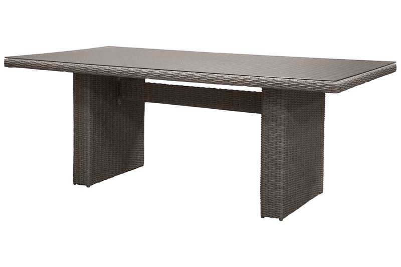 Wembley Matgrupp Utomhus 200 cm + 6 Utestolar - Grå - Utemöbler - Utegrupp - Matgrupper utomhus