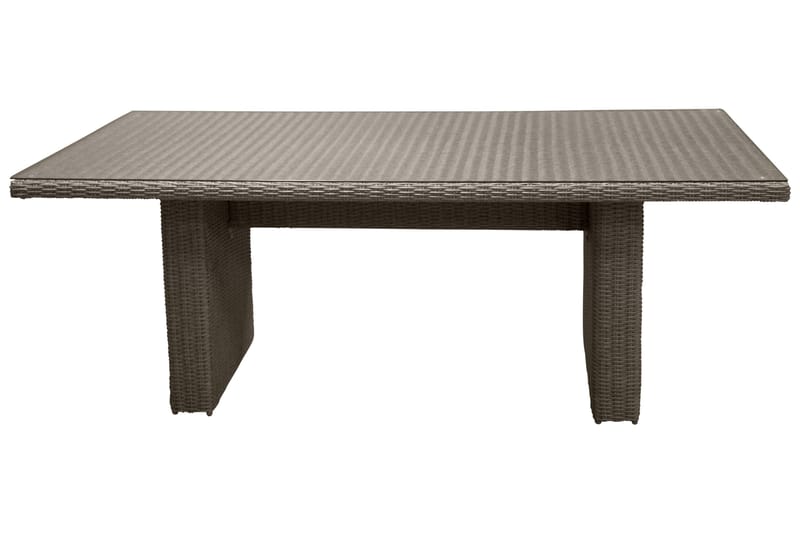 Wembley Matgrupp Utomhus 200 cm + 6 Utestolar - Grå - Utemöbler - Utegrupp - Matgrupper utomhus