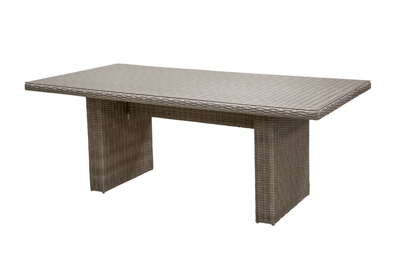 Wembley Matgrupp Utomhus 200cm + 6 Matstolar Utomhus - Natur/Brun - Utemöbler - Utegrupp - Matgrupper utomhus