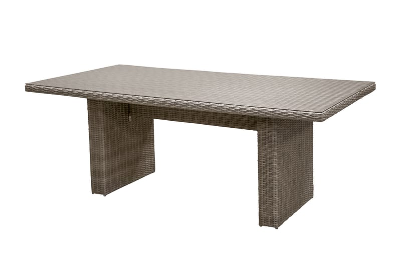 Wembley Matgrupp Utomhus 200cm + 6 Matstolar Utomhus - Natur/Brun - Utemöbler - Utegrupp - Matgrupper utomhus