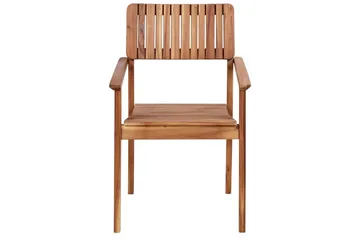 Matsalsset Agello Ljus trä/beige, 4-Sits, Ja - Ljus trä/beige, 4-Sits, Ja - Utemöbler - Utegrupp - Matgrupper utomhus