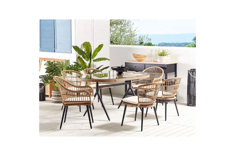 Matsalsset Aliano II - Utemöbler - Utegrupp - Matgrupper utomhus
