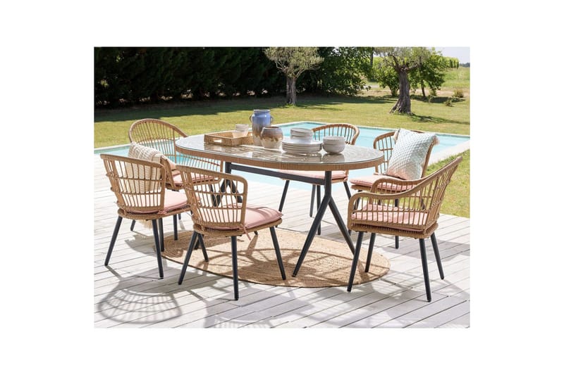 Matsalsset Aliano - Utemöbler - Utegrupp - Matgrupper utomhus