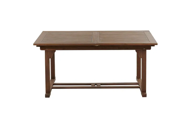 Matsalsset Amantea med kuddar Mörkt trä/grått - Mörkt trä/grått - Utemöbler - Utegrupp - Matgrupper utomhus