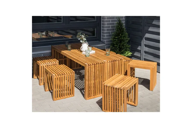 Matsalsset Bellano 6-Sits - 6-Sits - Utemöbler - Utegrupp - Matgrupper utomhus