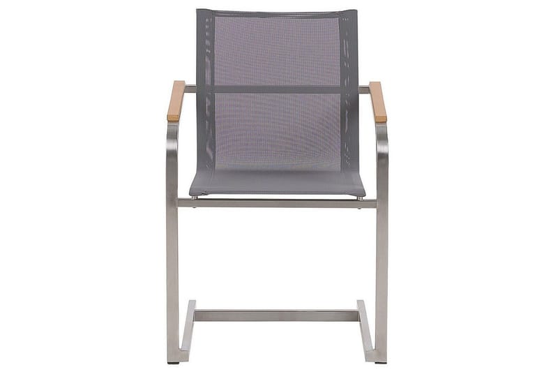 Matsalsset Cosoleto Grå/Silver, 4-Sits - Grå/Silver, 4-Sits - Utemöbler - Utegrupp - Matgrupper utomhus