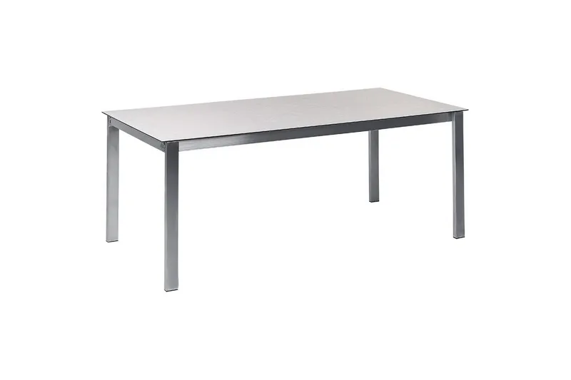 Matsalsset Cosoleto Vit/Beige/Silver, 4-Sits - Vit/Beige/Silver, 4-Sits - Utemöbler - Utegrupp - Matgrupper utomhus