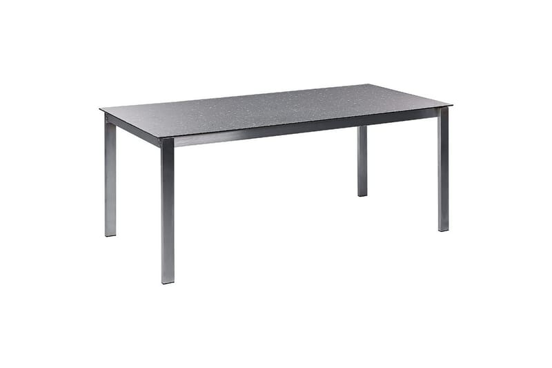 Matsalsset Cosoleto/Grosseto Svart/Silver, 6-Sits - Svart/Silver, 6-Sits - Utemöbler - Utegrupp - Matgrupper utomhus