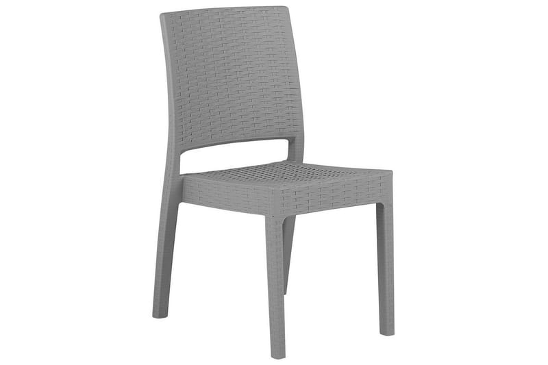 Matsalsset Fossano Grå, 4-Sits - Grå, 4-Sits - Utemöbler - Utegrupp - Matgrupper utomhus