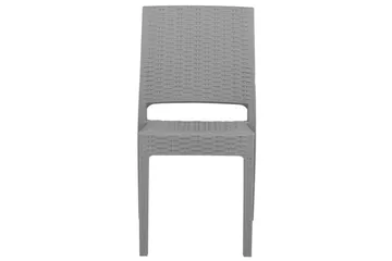 Matsalsset Fossano Grå, 4-Sits - Grå, 4-Sits - Utemöbler - Utegrupp - Matgrupper utomhus