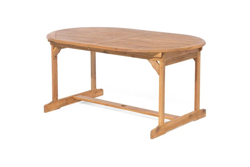 Matsalsset Maui 8-sits Ljus trä/grå - Ljus trä/grå - Utemöbler - Utegrupp - Matgrupper utomhus