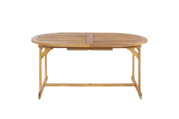 Matsalsset Maui II Ljus trä, 6-Sits - Ljus trä, 6-Sits - Utemöbler - Utegrupp - Matgrupper utomhus