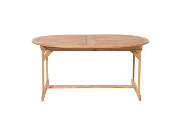 Matsalsset Maui med parasoll 6-sits Ljus trä/beige - Ljus trä/beige - Utemöbler - Utegrupp - Matgrupper utomhus
