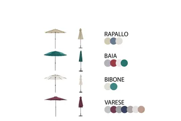 Matsalsset Salento med parasoll - Utemöbler - Utegrupp - Matgrupper utomhus