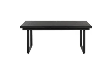 Matsalsset Valcanetto/Taviano Svart/grått/ljust trä, 8-Sits - Svart/grått/ljust trä, 8-Sits - Utemöbler - Utegrupp - Matgrupper utomhus