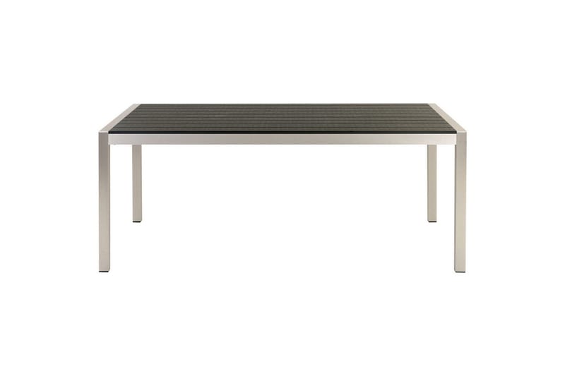 Matsalsset Vernio Svart/Silver - Svart/Silver - Utemöbler - Utegrupp - Matgrupper utomhus