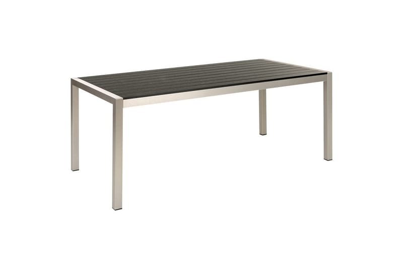 Matsalsset Vernio Svart/Silver - Svart/Silver - Utemöbler - Utegrupp - Matgrupper utomhus