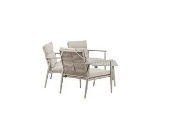 Mazzaro Soffgrupp Utomhus 4-sits - Antracit - Utemöbler - Utegrupp - Loungegrupp