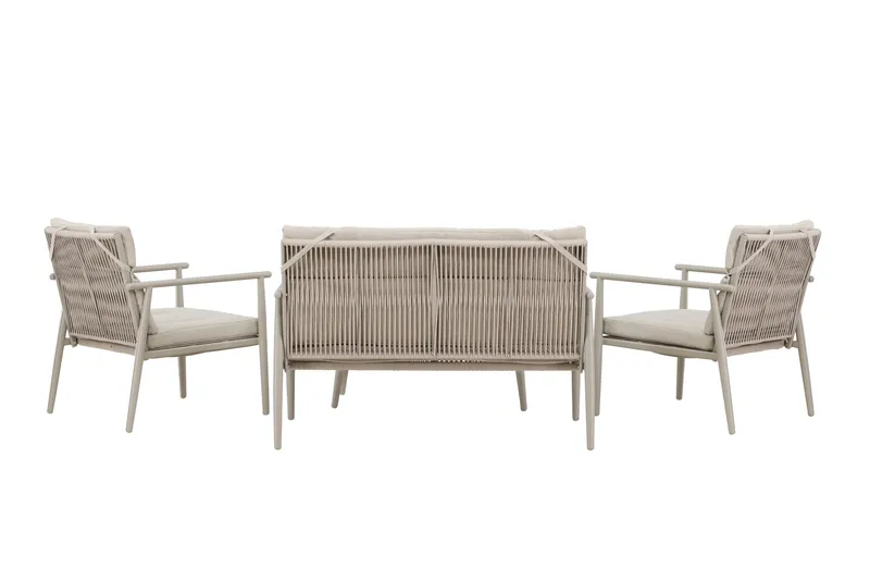 Mazzaro Soffgrupp Utomhus 4-sits - Antracit - Utemöbler - Utegrupp - Loungegrupp