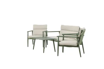 Mazzaro Soffgrupp Utomhus 4-sits - Grön/Beige - Utemöbler - Utegrupp - Loungegrupp