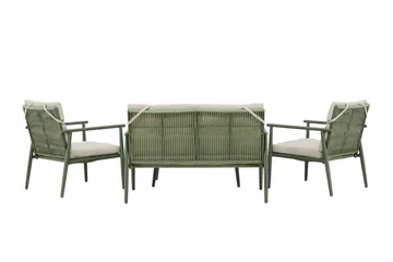 Mazzaro Soffgrupp Utomhus 4-sits - Grön/Beige - Utemöbler - Utegrupp - Loungegrupp