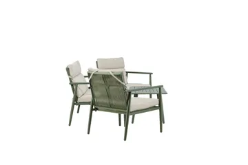 Mazzaro Soffgrupp Utomhus 4-sits - Grön/Beige - Utemöbler - Utegrupp - Loungegrupp