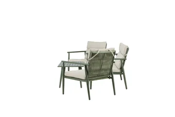 Mazzaro Soffgrupp Utomhus 4-sits - Grön/Beige - Utemöbler - Utegrupp - Loungegrupp