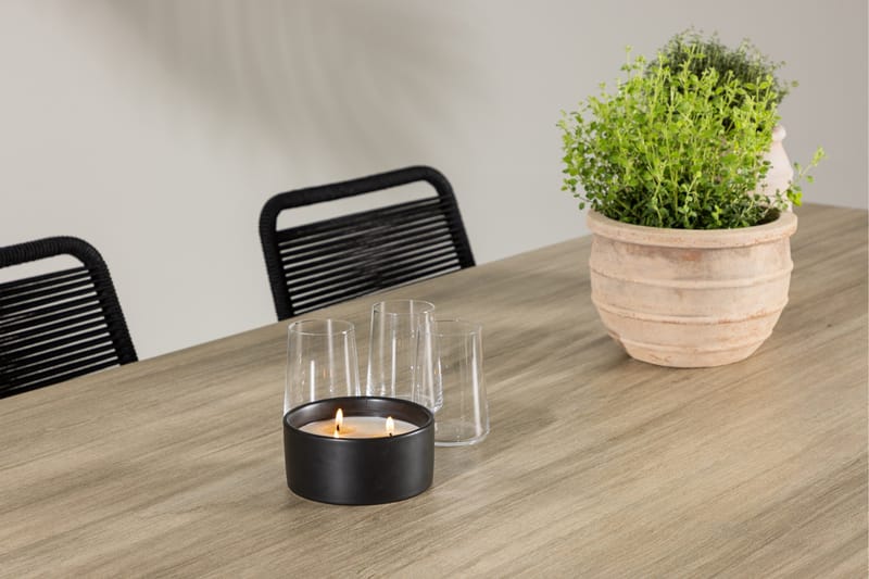 Merlo Matgrupp Utomhus + 6 Utestolar - Vit - Utemöbler - Utegrupp - Matgrupper utomhus