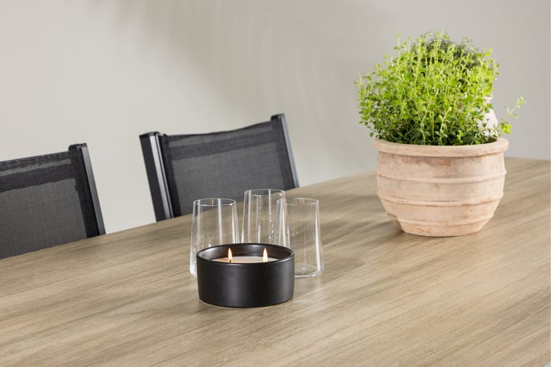 Merlo Matgrupp Utomhus cm Rektangulär med 6 Copacabana Utestolar - Vit - Utemöbler - Utegrupp - Matgrupper utomhus