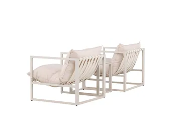 Messina Soffgrupp Utomhus 2-sits - Beige - Utemöbler - Utegrupp - Loungegrupp