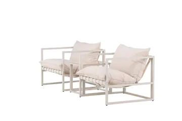 Messina Soffgrupp Utomhus 2-sits - Beige - Utemöbler - Utegrupp - Loungegrupp