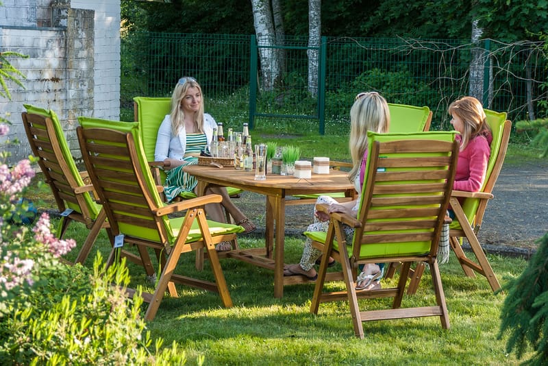 Möbelset FINLAY bord och 6 stolar - Matgrupper utomhus